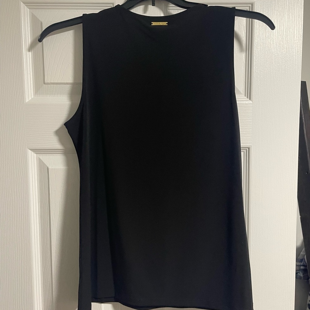 Michael Kors Black Tank with Gold details - Picture 3 of 3
